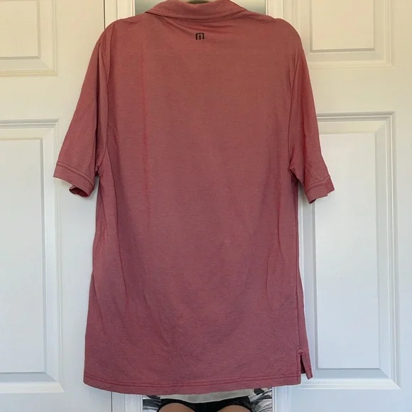 Travis Matthew red golf shirt size medium